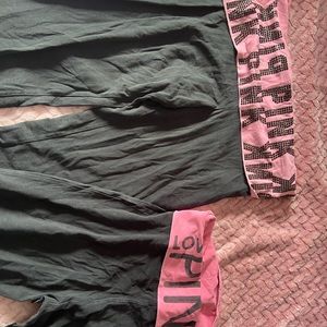 2 VICTORIAS SECRET Y2K VINTAGE LEGGINGS💋💗💘😱